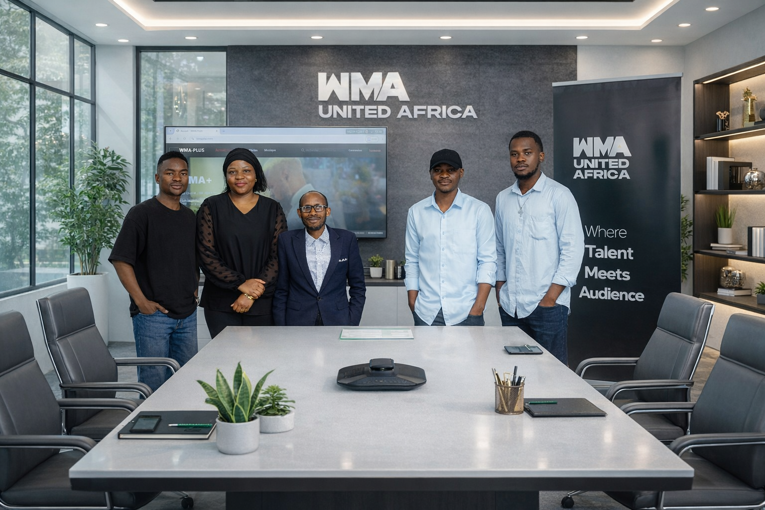 WMA Office - L'équipe de WMA Hub au bureau
