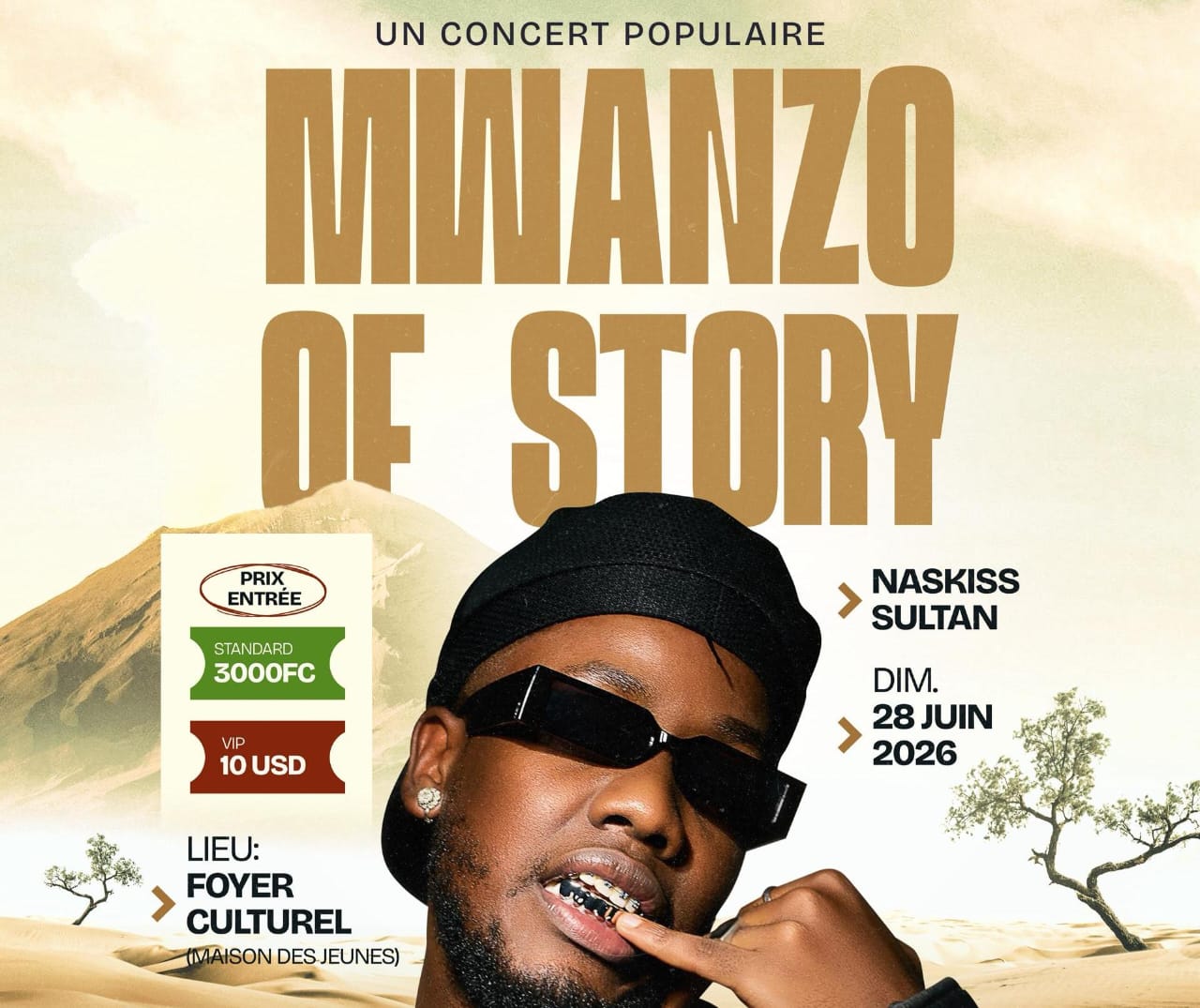 MIWANZO OF STORY : Naskiss Sultan inaugure une nouvelle ère musicale à Goma